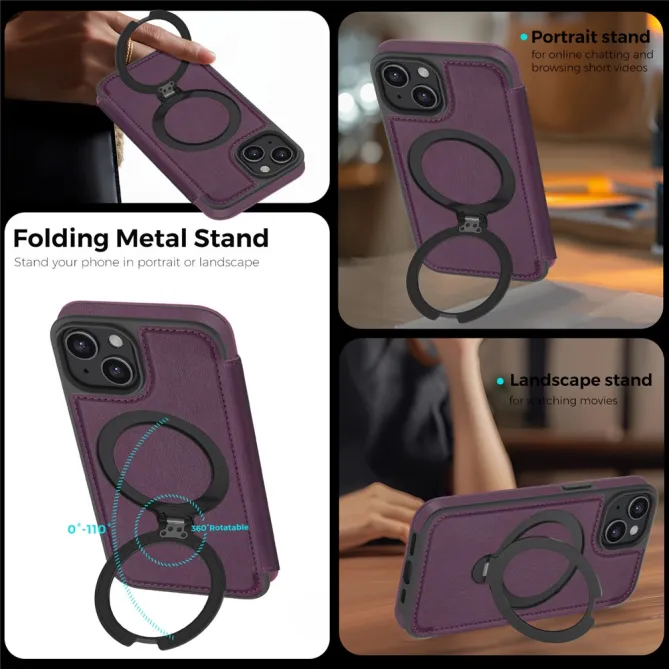 Étui iPhone 15 Capucine Fine Anneau Béquille
