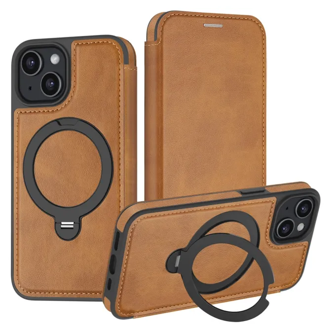 Étui iPhone 15 Capucine Fine Anneau Béquille
