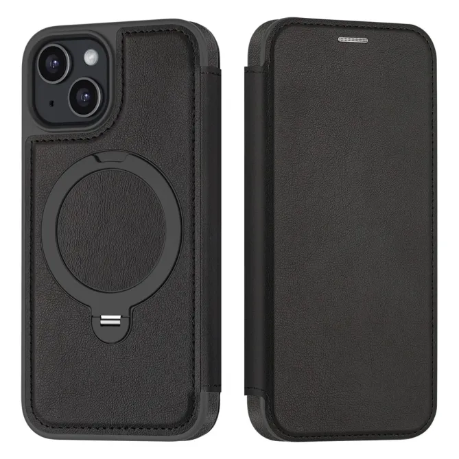Étui iPhone 15 Capucine Fine Anneau Béquille