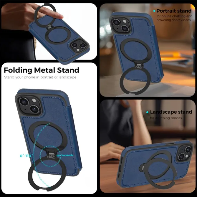 Étui iPhone 15 Capucine Fine Anneau Béquille