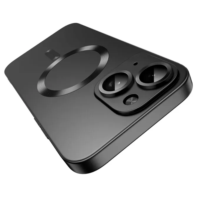 Coque iPhone 15 magnétique ultra fine avec protection caméra