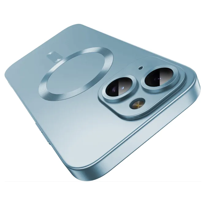 Coque iPhone 15 magnétique ultra fine avec protection caméra