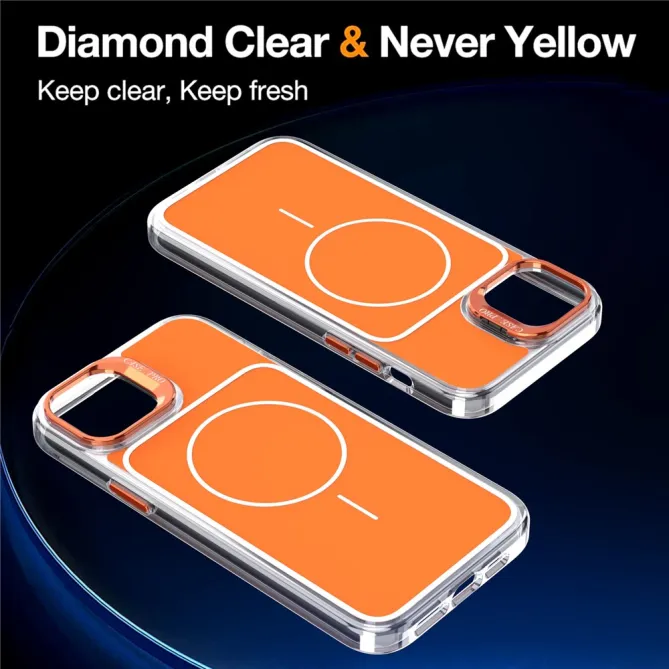 Coque iPhone 15 magnétique avec support caméra et dragonne