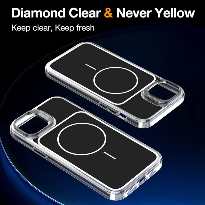 Coque iPhone 15 magnétique avec support caméra et dragonne