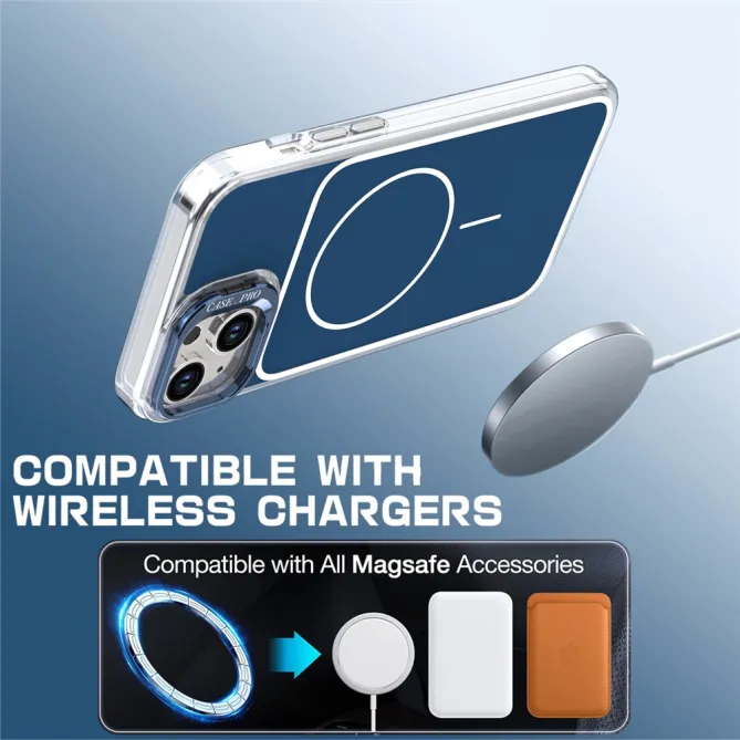 Coque iPhone 15 magnétique avec support caméra et dragonne