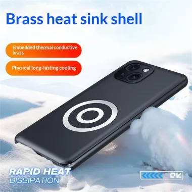 Coque iPhone 15 refroidissement graphène magnétique