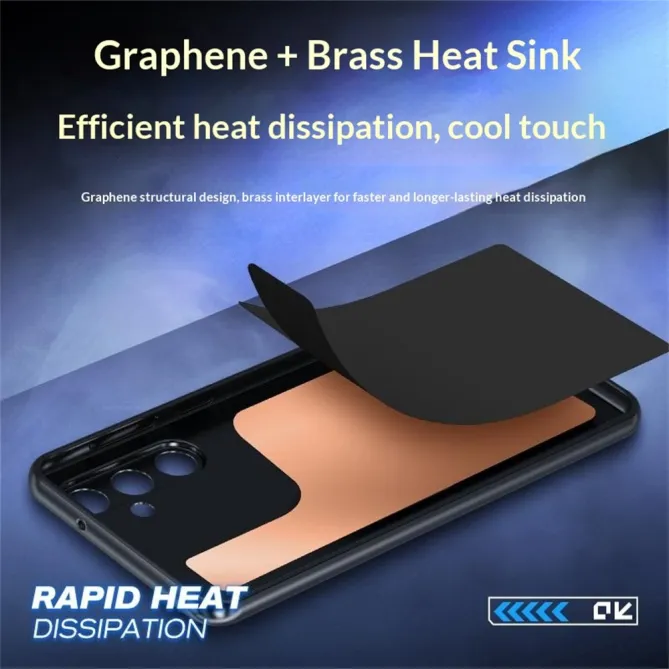 Coque iPhone 15 refroidissement graphène magnétique