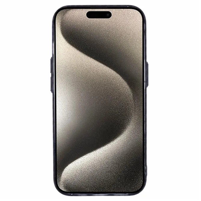Coque iPhone 15 magnétique fibre de carbone Racing