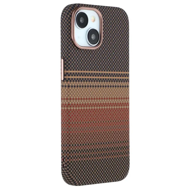 Coque iPhone 15 magnétique fibre de carbone Racing