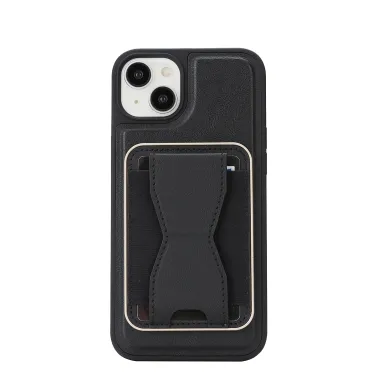 Coque iPhone 15 magnétique porte-cartes détachable avec support