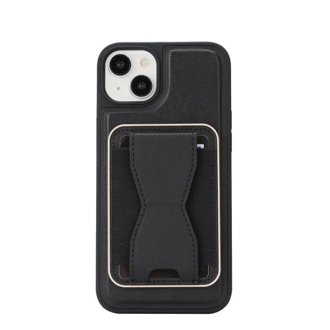 Coque iPhone 15 magnétique porte-cartes détachable avec support