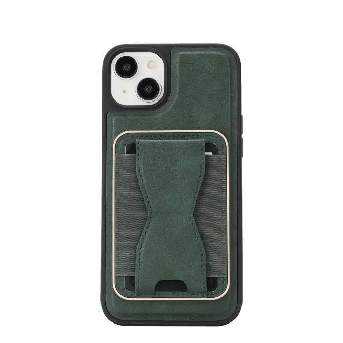 Coque iPhone 15 magnétique porte-cartes détachable avec support