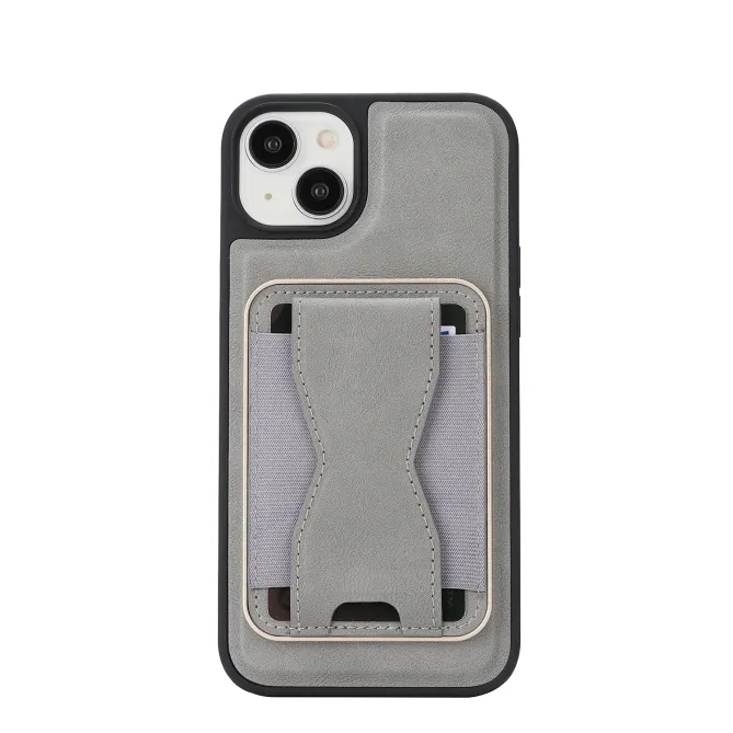 Coque iPhone 15 magnétique porte-cartes détachable avec support