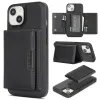 Coque iPhone 15 porte-cartes magnétique pliable avec support