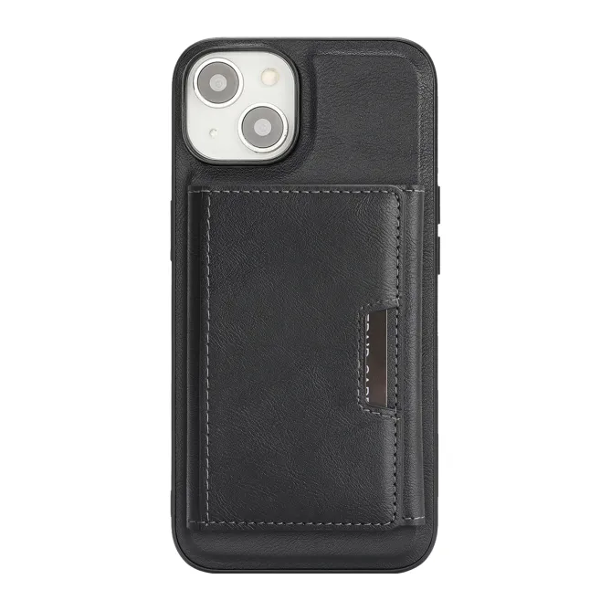 Coque iPhone 15 porte-cartes magnétique pliable avec support