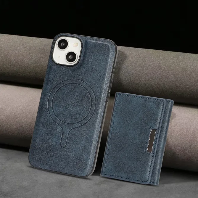 Coque iPhone 15 porte-cartes magnétique pliable avec support