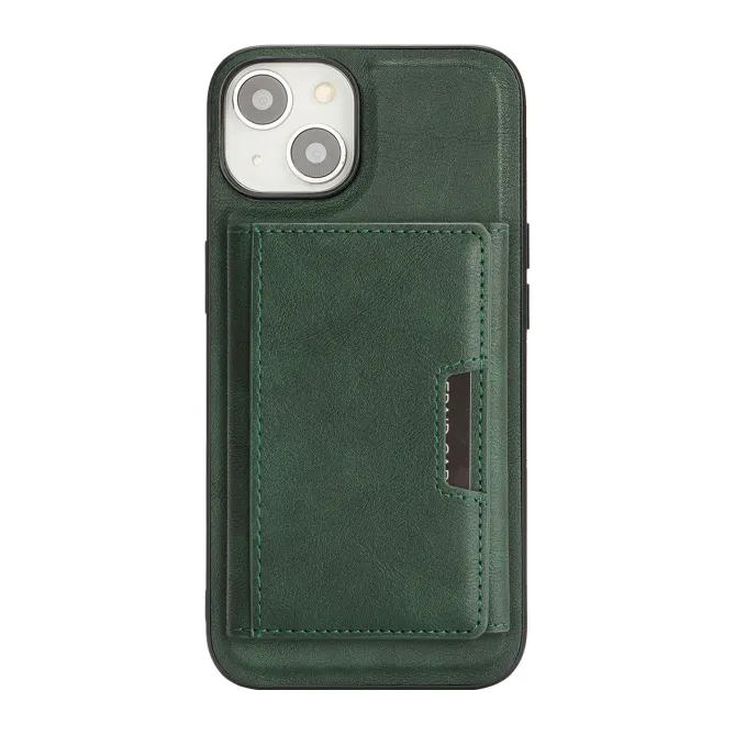 Coque iPhone 15 porte-cartes magnétique pliable avec support