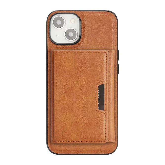 Coque iPhone 15 porte-cartes magnétique pliable avec support