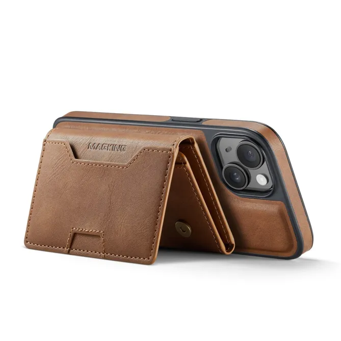 Coque iPhone 15 portefeuille magnétique détachable K4 Series