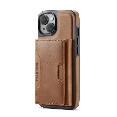 Coque iPhone 15 portefeuille magnétique détachable K4 Series