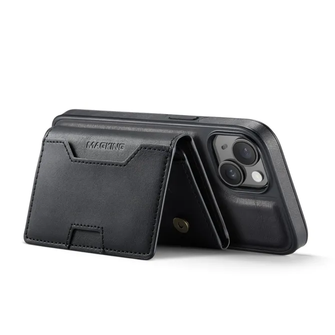Coque iPhone 15 portefeuille magnétique détachable K4 Series