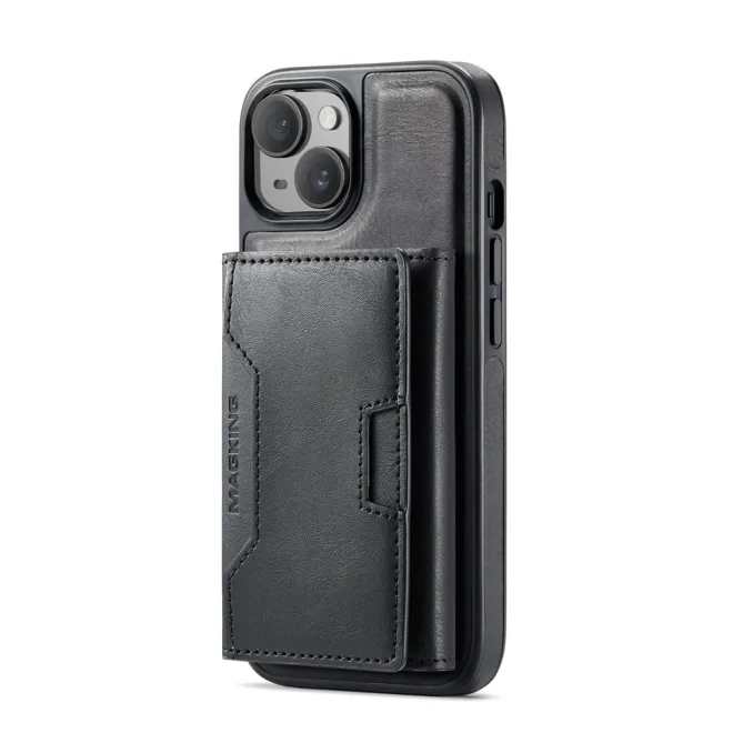 Coque iPhone 15 portefeuille magnétique détachable K4 Series