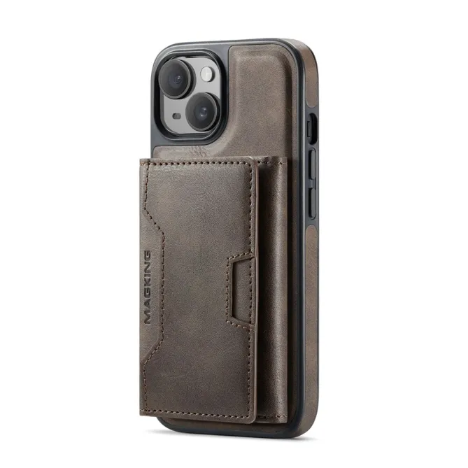 Coque iPhone 15 portefeuille magnétique détachable K4 Series