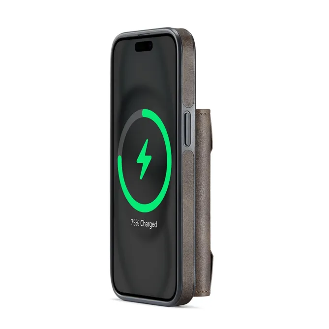 Coque iPhone 15 portefeuille magnétique détachable K4 Series
