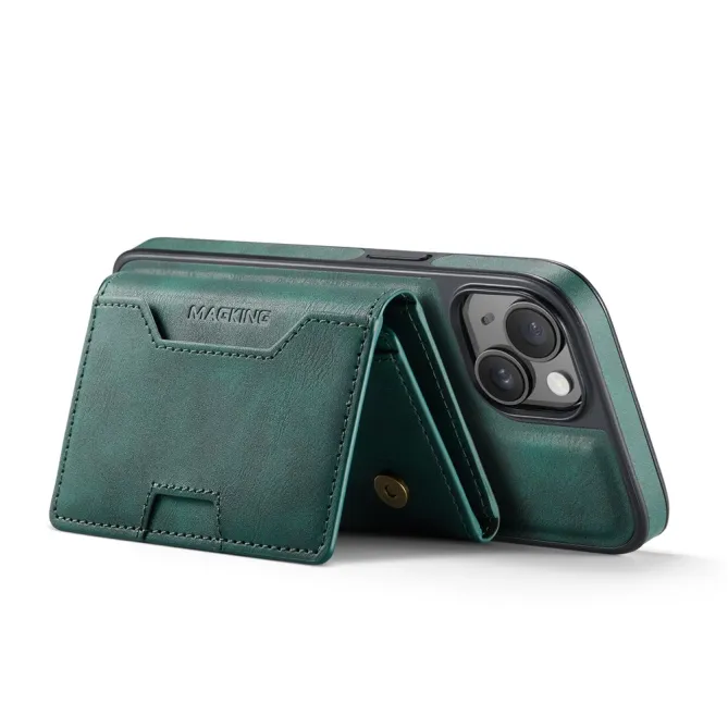 Coque iPhone 15 portefeuille magnétique détachable K4 Series