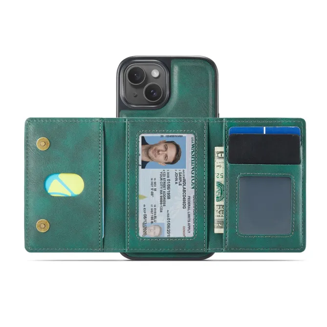 Coque iPhone 15 portefeuille magnétique détachable K4 Series