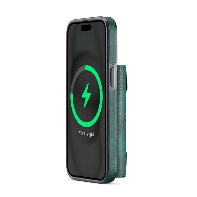 Coque iPhone 15 portefeuille magnétique détachable K4 Series