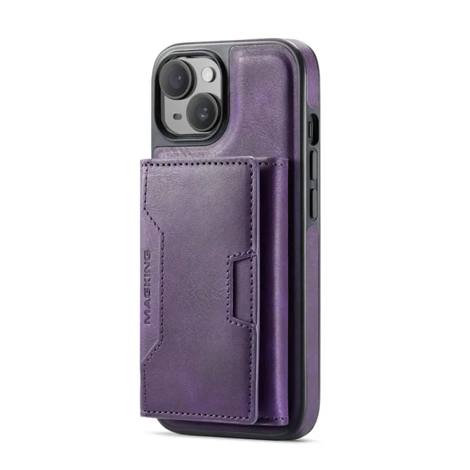 Coque iPhone 15 portefeuille magnétique détachable K4 Series