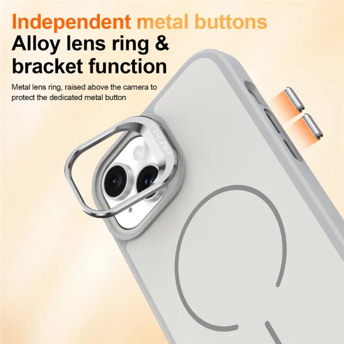 Coque iPhone 15 magnétique béquille contour caméra