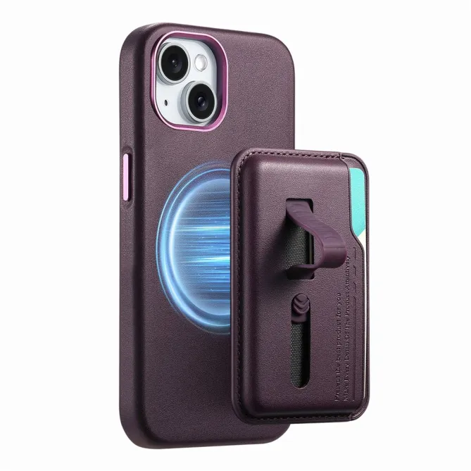 Coque iPhone 15 porte-cartes détachable