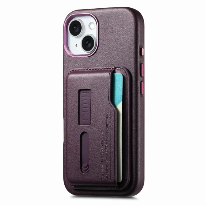 Coque iPhone 15 porte-cartes détachable