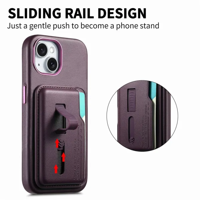 Coque iPhone 15 porte-cartes détachable