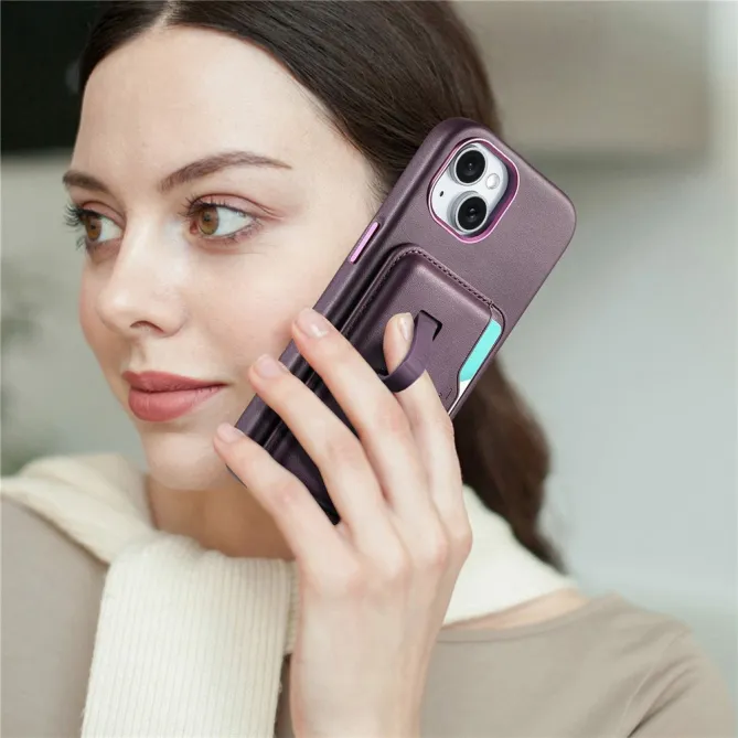 Coque iPhone 15 porte-cartes détachable