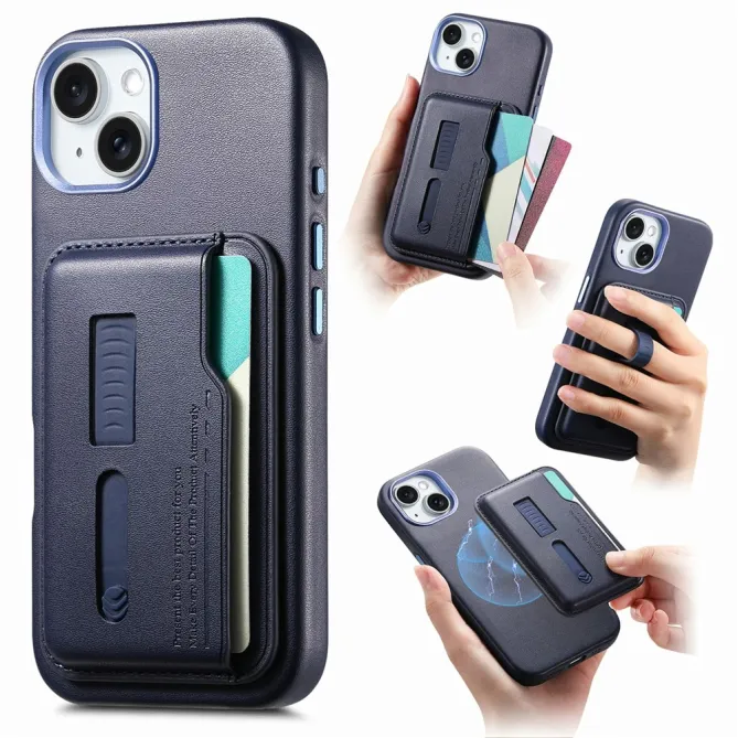 Coque iPhone 15 porte-cartes détachable