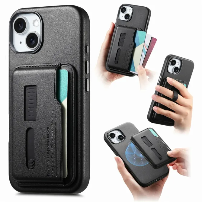 Coque iPhone 15 porte-cartes détachable