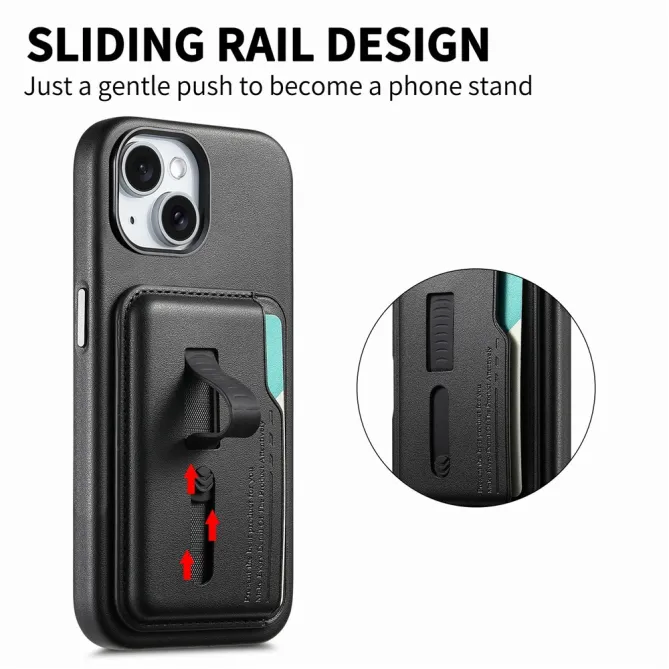 Coque iPhone 15 porte-cartes détachable