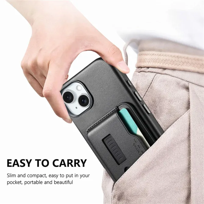 Coque iPhone 15 porte-cartes détachable