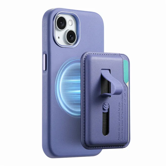 Coque iPhone 15 porte-cartes détachable