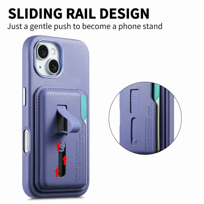 Coque iPhone 15 porte-cartes détachable