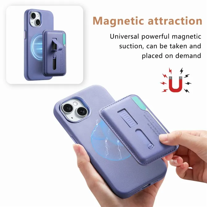 Coque iPhone 15 porte-cartes détachable