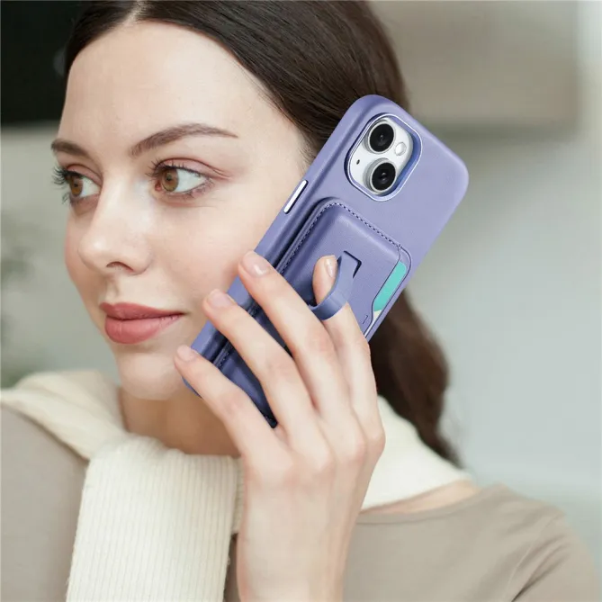 Coque iPhone 15 porte-cartes détachable