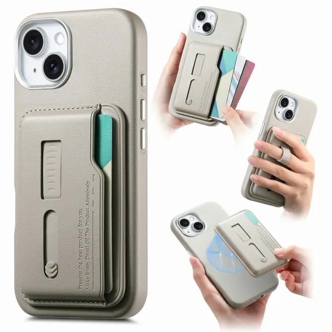 Coque iPhone 15 porte-cartes détachable