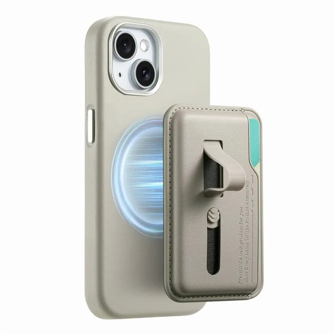 Coque iPhone 15 porte-cartes détachable