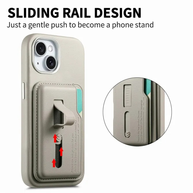 Coque iPhone 15 porte-cartes détachable