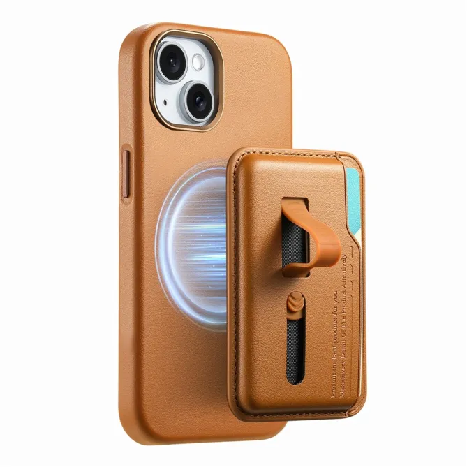 Coque iPhone 15 porte-cartes détachable