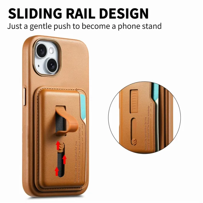 Coque iPhone 15 porte-cartes détachable